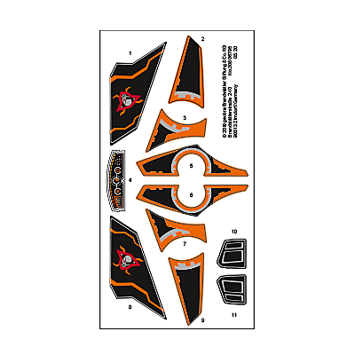 30806795_sparepart/Etikett 70023 "Space Pirates - Heli"